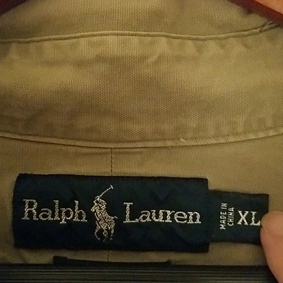 Ralph Lauren XL olive greenlong sleeve - Picture 2 of 7